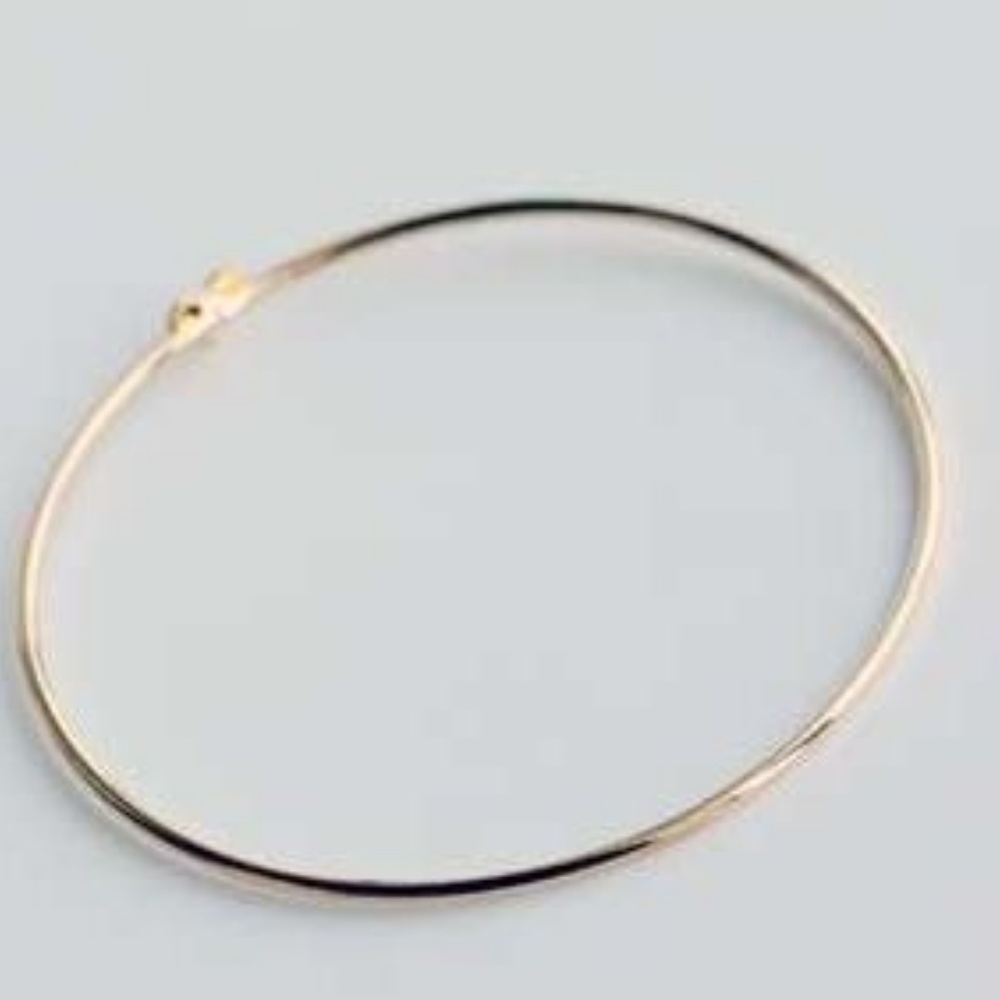 5/$24 Small Heart Bangle Bracelet - Picture 2 of 8